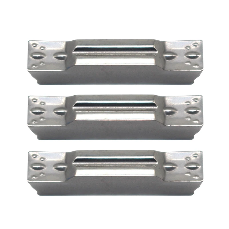 Mgmn150 mgmn200 mgmn300 250 mgmn300 4mm 5mm h01 inserções de carboneto 100% original sulcando lâmina de alumínio torno cnc ferramenta cortador