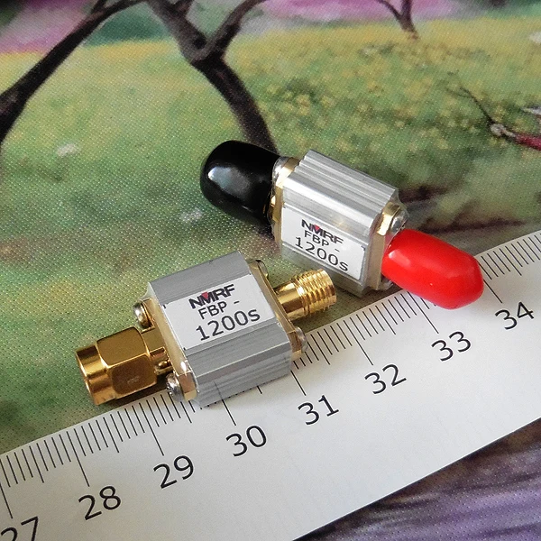 1200MHz RF Coaxial Bandpass SAW Filter, Bandwidth 20MHz, SMA Interface