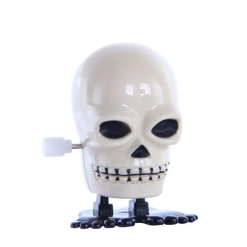 子供のためのスカルジャンプおもちゃ,1ピース,巻き毛のおもちゃ