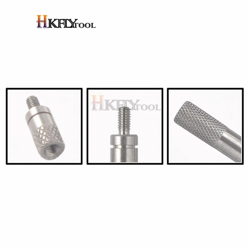 5 قطعة M2.5 20 40 60 80 100 مللي متر HSS مؤشر الطلب قضيب ضياء 5 مللي متر مؤشر رقمي تمديد الجذعية قضيب مجموعة ل قياس الارتفاع مقياس عمق