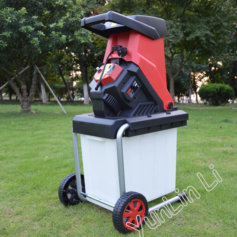 House Hotel Garden Shredders Electric Branch Shredder 2500W High Power Tree Branch Crusher Electric Pulverizer Garden Tool