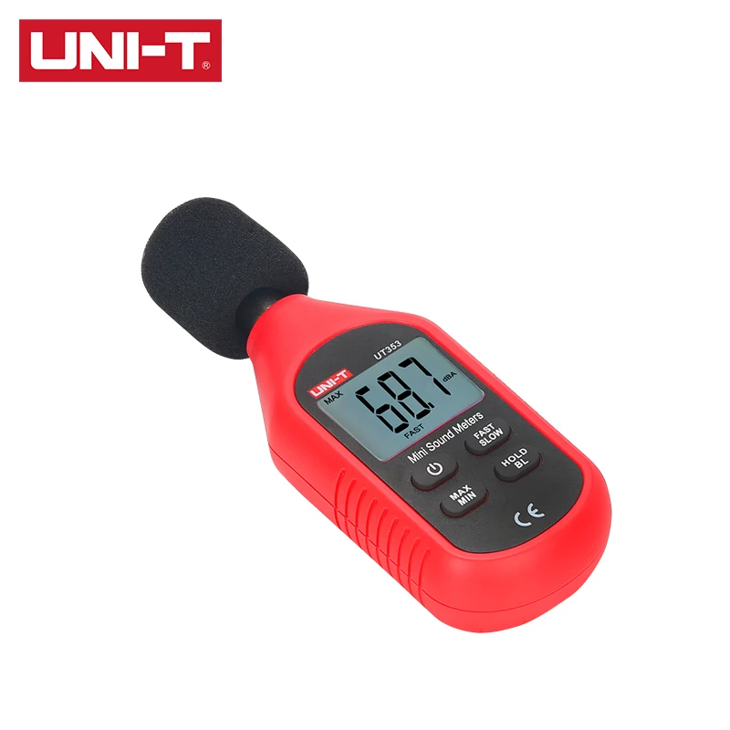 UNI-T UT353 Mini-Geräuschtester, Miniatur-Kondensatormikrofon, Erfassungstechnologie, Bandpass-Technologie, Netzwerk-Design