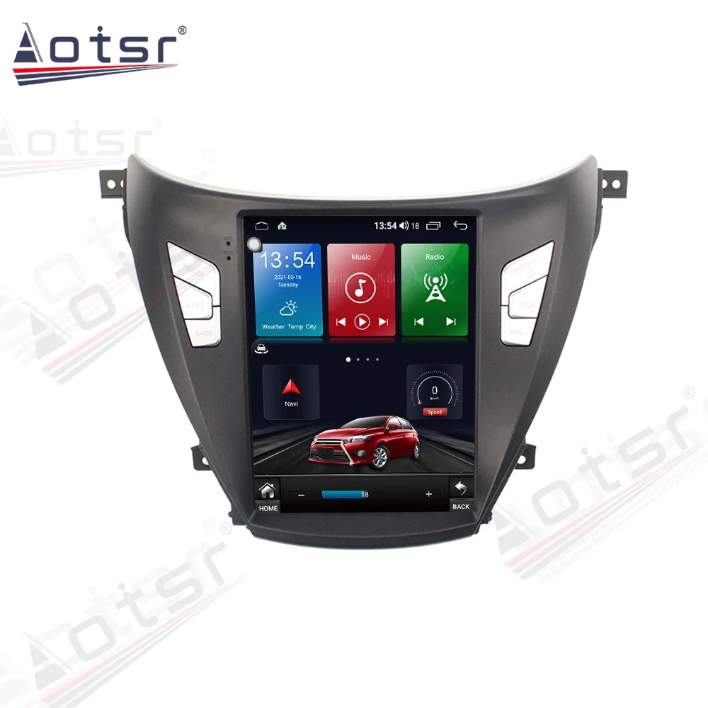 Car Navigation For Hyundai Elantra 2012-2015 Android Radio Player GPS 360 Panoramic Cam Auto Stereo Multimedia DSP Carplay 4G