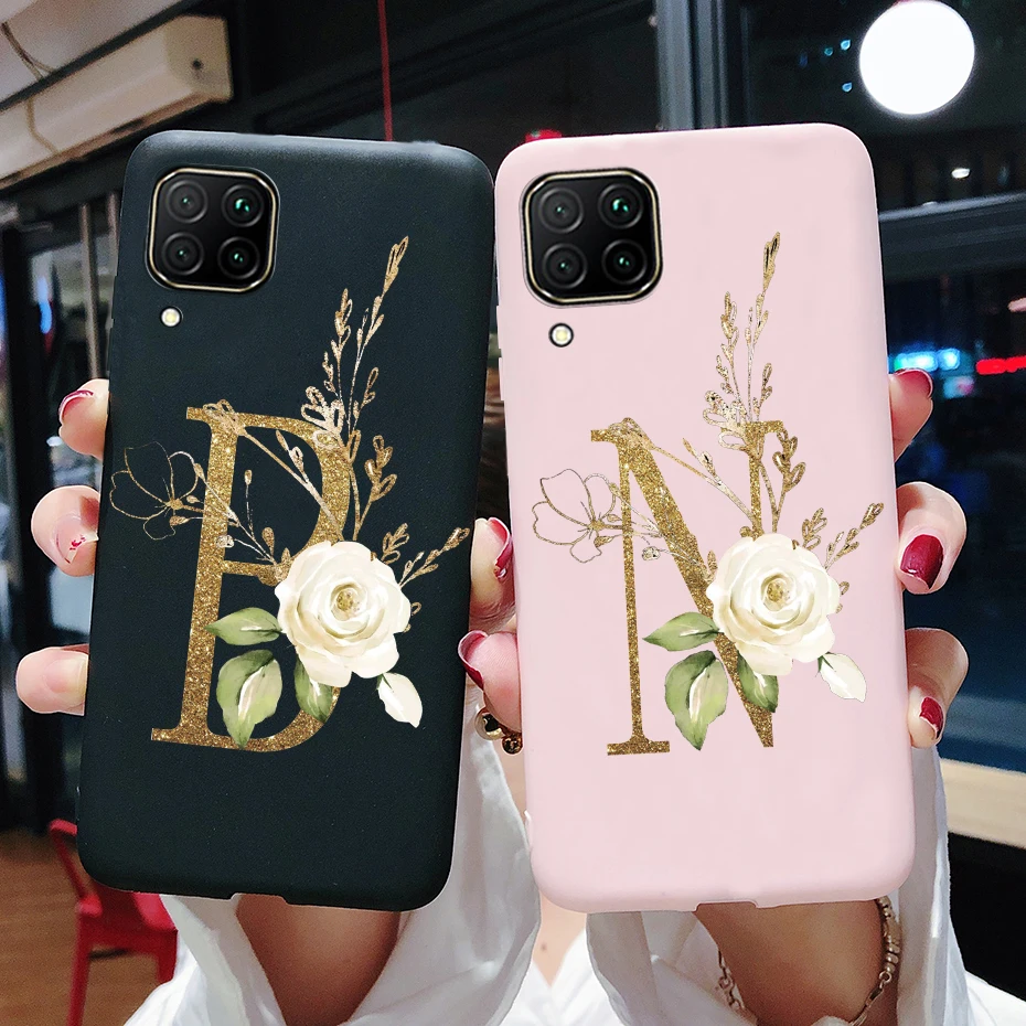 Cute Letters Case For Samsung Galaxy A12 Case A42 5G A 12 42 SM-A426B Cover Silicone Soft Funda on Samsung A12 Phone Case Bumper