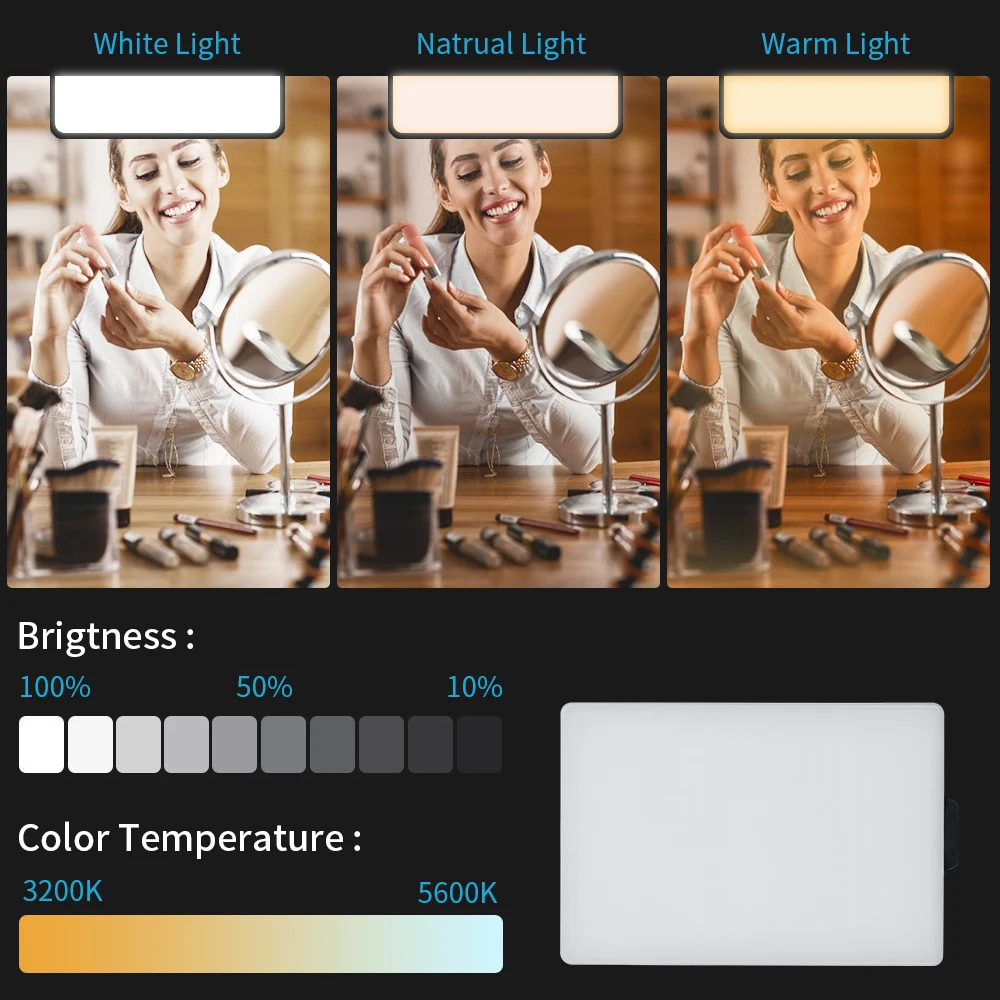 Chụp Ảnh Đèn Led Bảng Điều Khiển Video Chiếu Sáng Với Ánh Sáng 1.5M Giá Đỡ 3 Chân Đế Cho Chụp Ảnh Phòng Thu Hình Trò Chơi Tạo Nên Sống phát Trực Tuyến