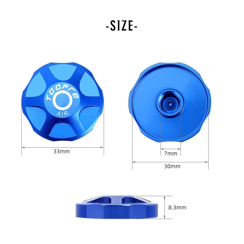 دراجة هوائية جبلية الجبهة شوكة غطاء سبائك الألومنيوم الغبار ل Manitou Magura الثعلب ROCKSHOX الدراجات اكسسوارات