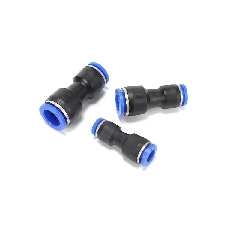 Pneumatic Fittings Pipe Connector Tube 4 5 14mm OD Hose Reducing 8 10 12mm PG PVG PEG PW PZAG Plastic Push In Air Quick Fitting