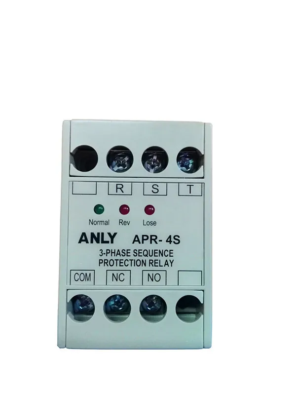 ANLY  APR-4S three-phase phase sequence protection relay phase sequence motor protection relay