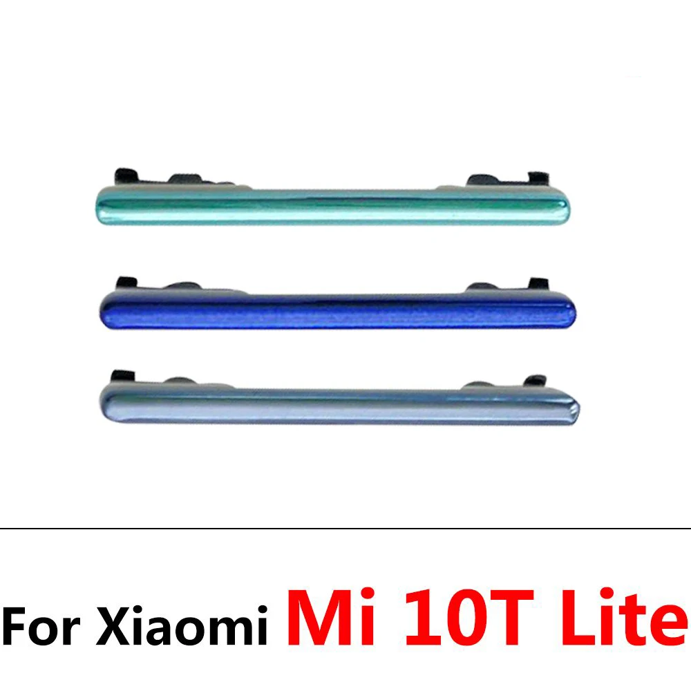 New Side Key Button For Xiaomi Mi 10 Mi10 Pro 10T Lite / For Redmi Note 10 Pro Volume Side Power Switch on off Button Key