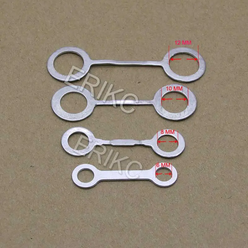 6PCS Common Rail Injector Nozzle Shims Injection Heat Shield Rings 6mm 8mm 10mm 12mm for Denso Injector