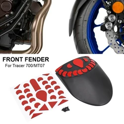 For Yamaha MT07 MT-07 2018 2019 - Front Wheel Fender Motorcycle Rear Extension Fender Mudguard 2020 2021 For Yamaha Tracer 700