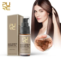 PURC Hair Growth Spray Fast Growth Serum Products Prevent Hair Loss Essential Oil Scalp Treatment Dry Hair Growing for Men Women