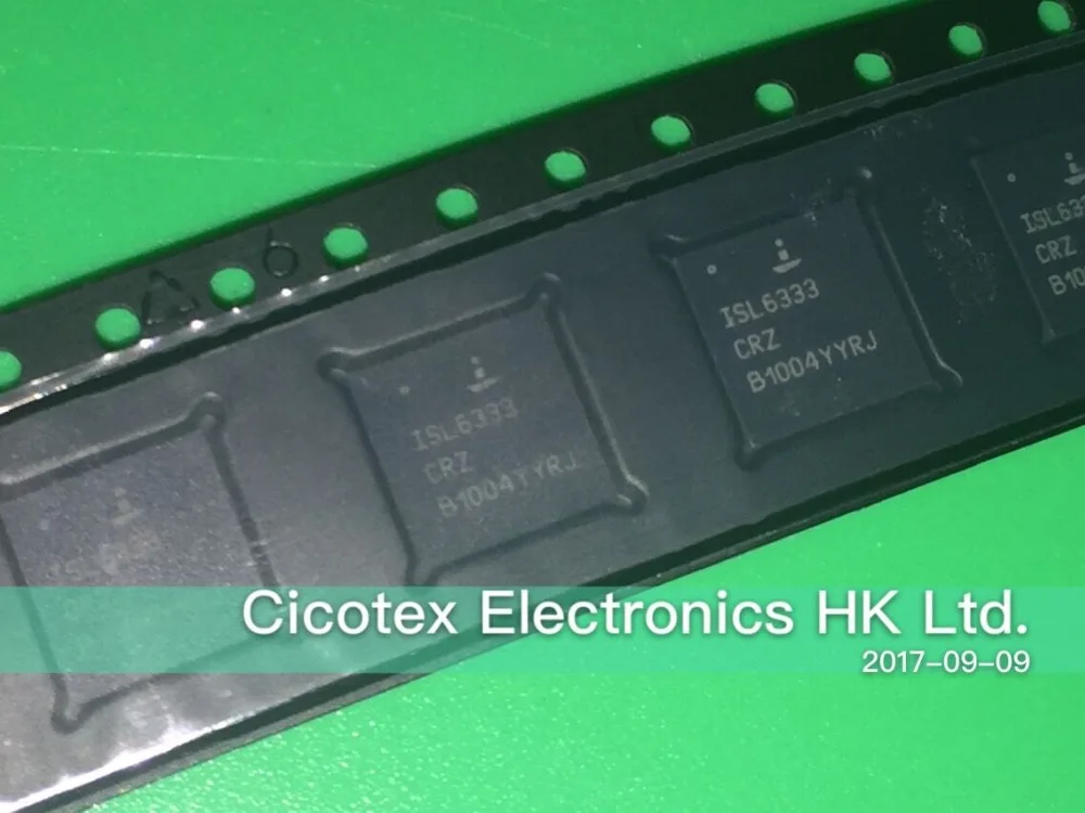 

5 шт./лот ISL6333CRZ-T QFN48 IC CTRLR pwm 3 фазы бак 48-QFN