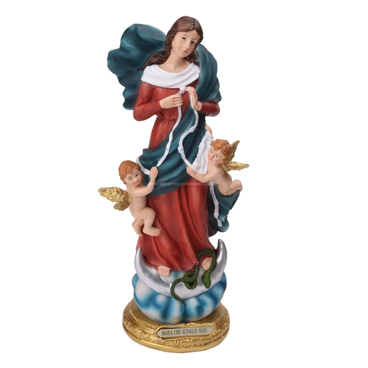 Virgin Mary Untier Our Lady Undoer of Knots Catholic Statue Figure Sculpture for Home Church Decoration 30cm 11.8inch NEW