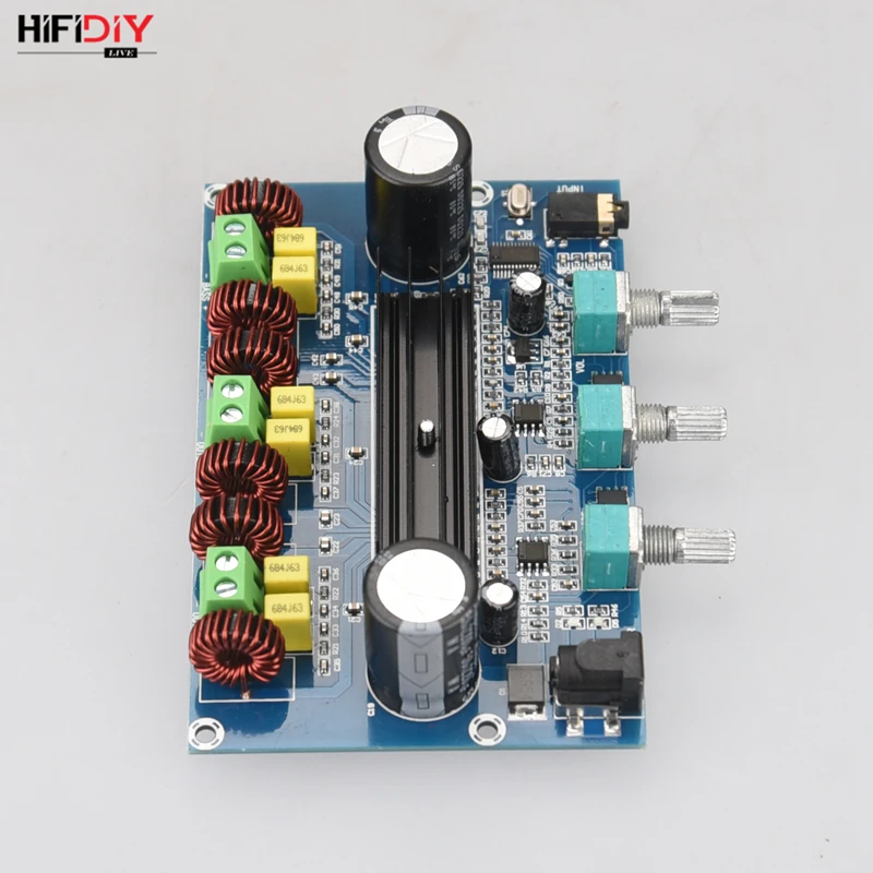 TPA3116D2 مضخم رقمي بلوتوث 5.0 نغمات الصوت 2.1 قناة ستيريو فئة D 50 واط * 2 + 100 واط المتكلم الصوت ل AUX XH-A305