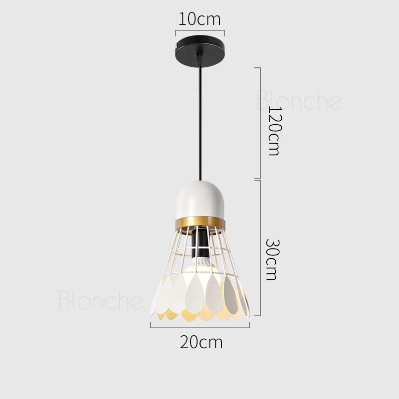 Nordic Macaron Pendant Lamp Iron Art Led Hanging Lights Modern Minimalist LED Lights Creative Living Room Kitchen Indoor Decor