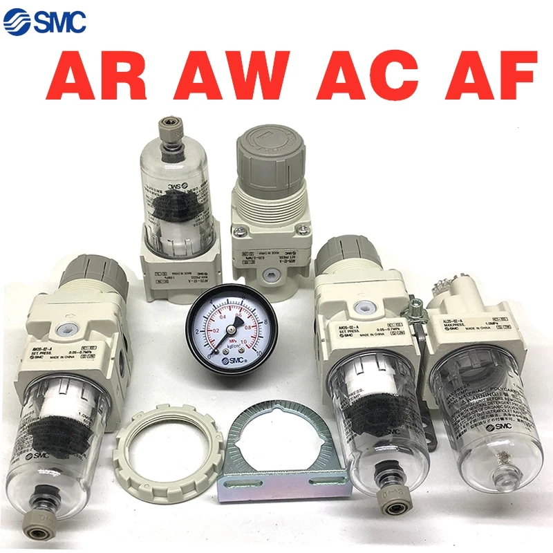 AW AW20 AW20-02-A AW20-02B-A AW20-02BC-A AW20-02BG-A AW20-02C-A SMC Gas source processor Filtering the pressure reducing valve