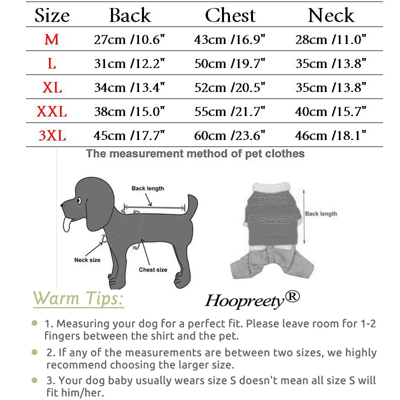 Reflective Jumpsuit for Small and Medium Dogs, Warm Fleece Coat, Cold Weather Yorkie Chihuahua Clothes, Winter Overalls for Dogs