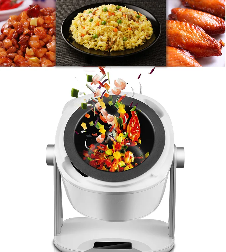 

220V 6L Intelligent Household Electric Wok Household & Commercial Electric Intelligent Automatic Stir Frying Machine