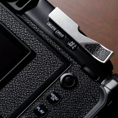 Metal Hot Shoe Thumb-Up Hotshoe Thumb Up Grip For Fujifilm fuji X-Pro3 xpro2 X-Pro Camera Hand Grip With leather protect