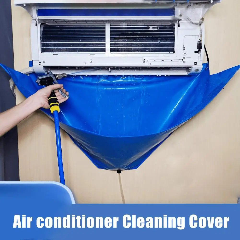 Waterproof Air Conditioner Cover Case Air Conditioning Protector Organizer Anti Dust Cleaning Washing Cover Pouch Cleaner Bags