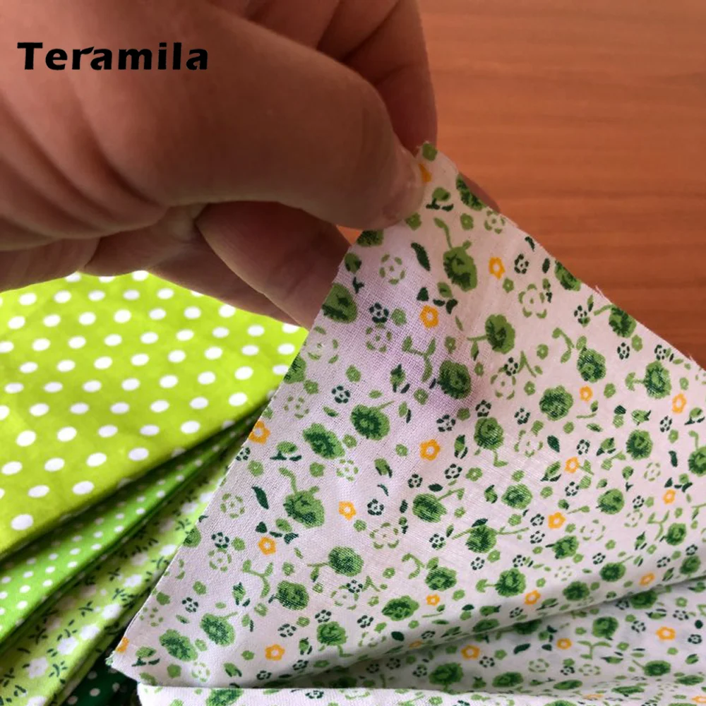 Teramila Flower Design 20x25cm 100% tessuto di cotone Telas Patchwork stampato Tissu fatto a mano fai da te Quilting casa materiale da cucire panno