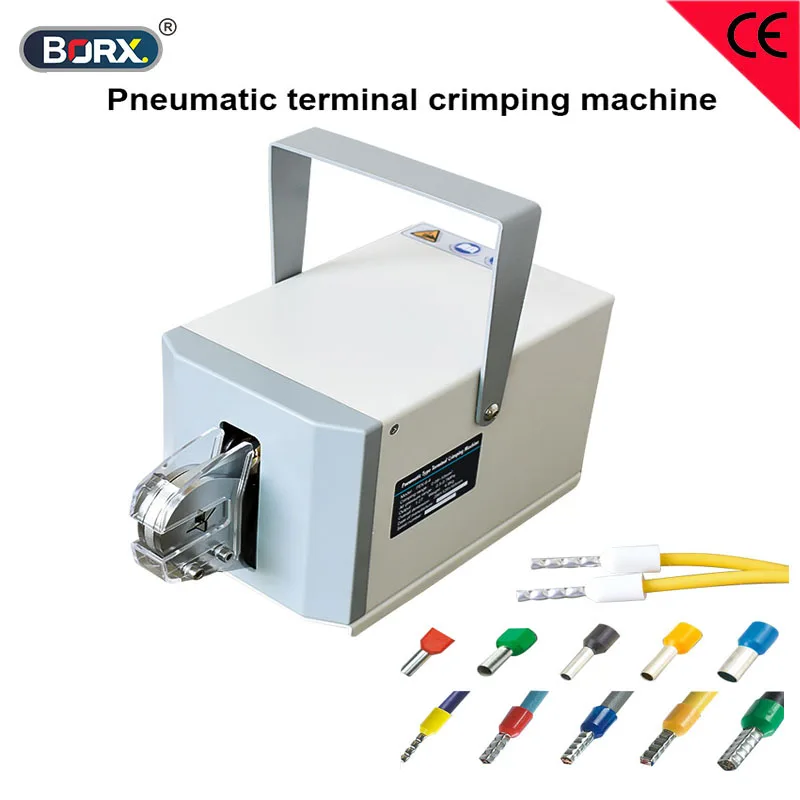 

0.08-10 Mm Square Portable Tube Type Insulated Connector Crimper Pneumatic Terminal Crimping Machine Terminals For Wires Clamp