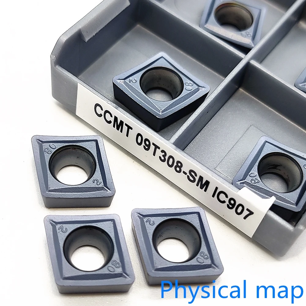 كربيد إدراج CCMT09T308 SM IC907 IC908 32.51 أداة تحول داخلية CNC أجزاء المخرطة أداة Tokarnyy CCMT تحول أداة
