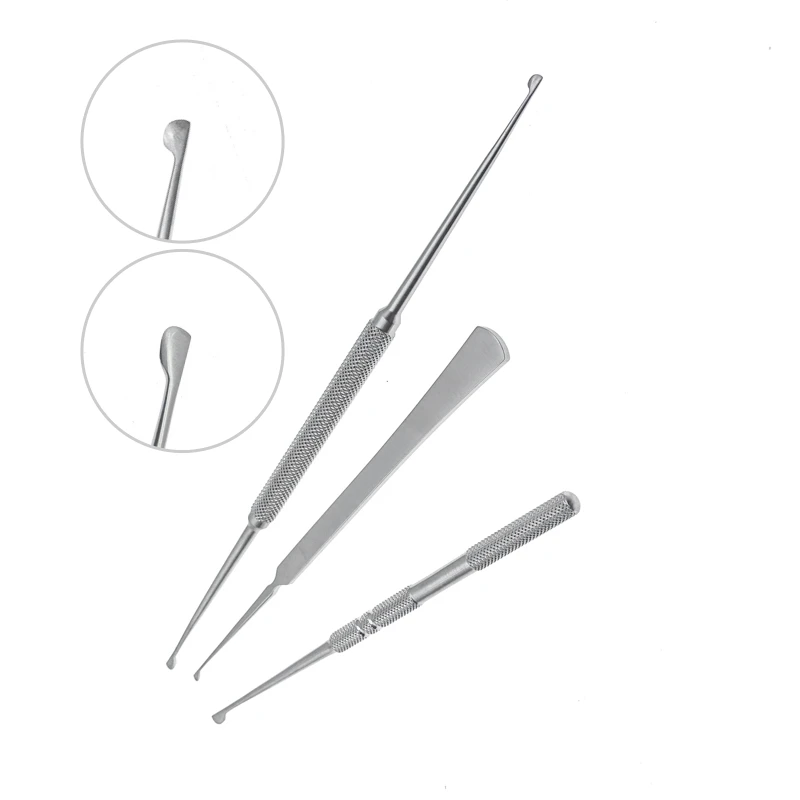 Double End Nose Shaping D Knife Nose Piece Spade Single Double Head Surgical Instrument Stainless Steel Pet Instrument