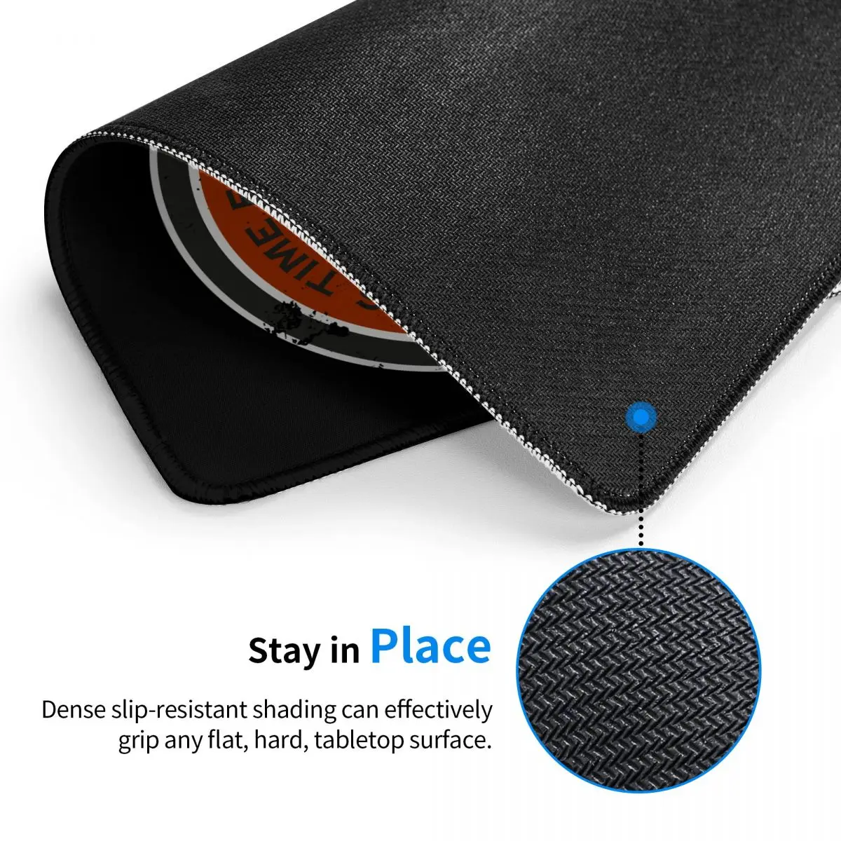 It's Time For Plan Bitcoin Mouse Pad with Locking Edge Gamer Mousepad Non-Slip Rubber Blockchain Crypto BTC Desk Computer Mat