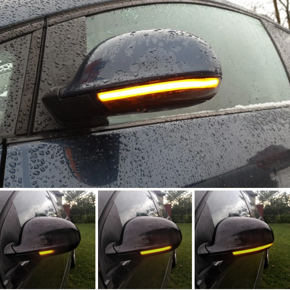 Dynamischer LED-Rückspiegel-Blinker für Passat B6 VW Golf 5 Jetta MK5 Autoteile – Detail 1