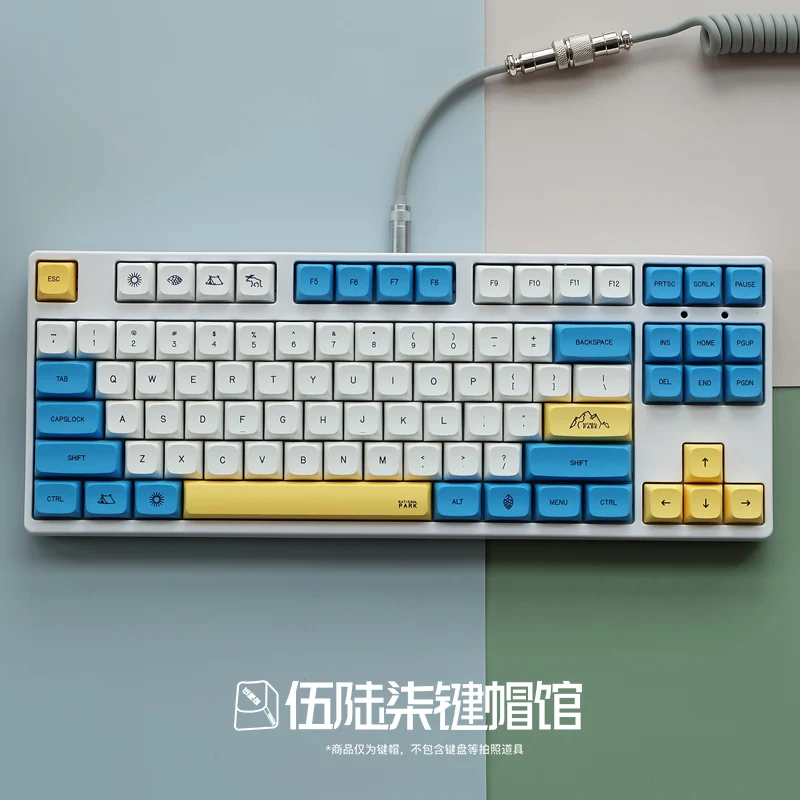 National Park Keycap XDA Height 132-key PBT Sublimation Mechanical Keyboard Keycap for 61/64/68/75/84/87/96/98/104/108