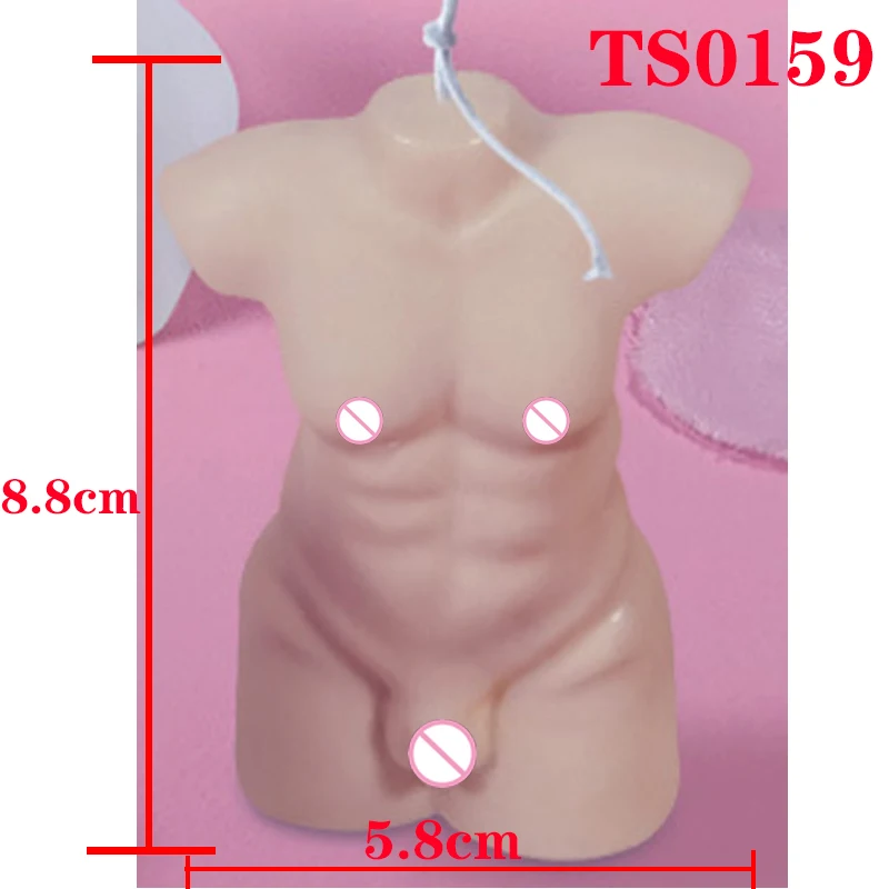 

PRZY Man Body Soap Molds Mold Silicone 3D Human Candle Gypsum Chocolate Candle Valentine's Day Cake Mold Clay Resin Moulds