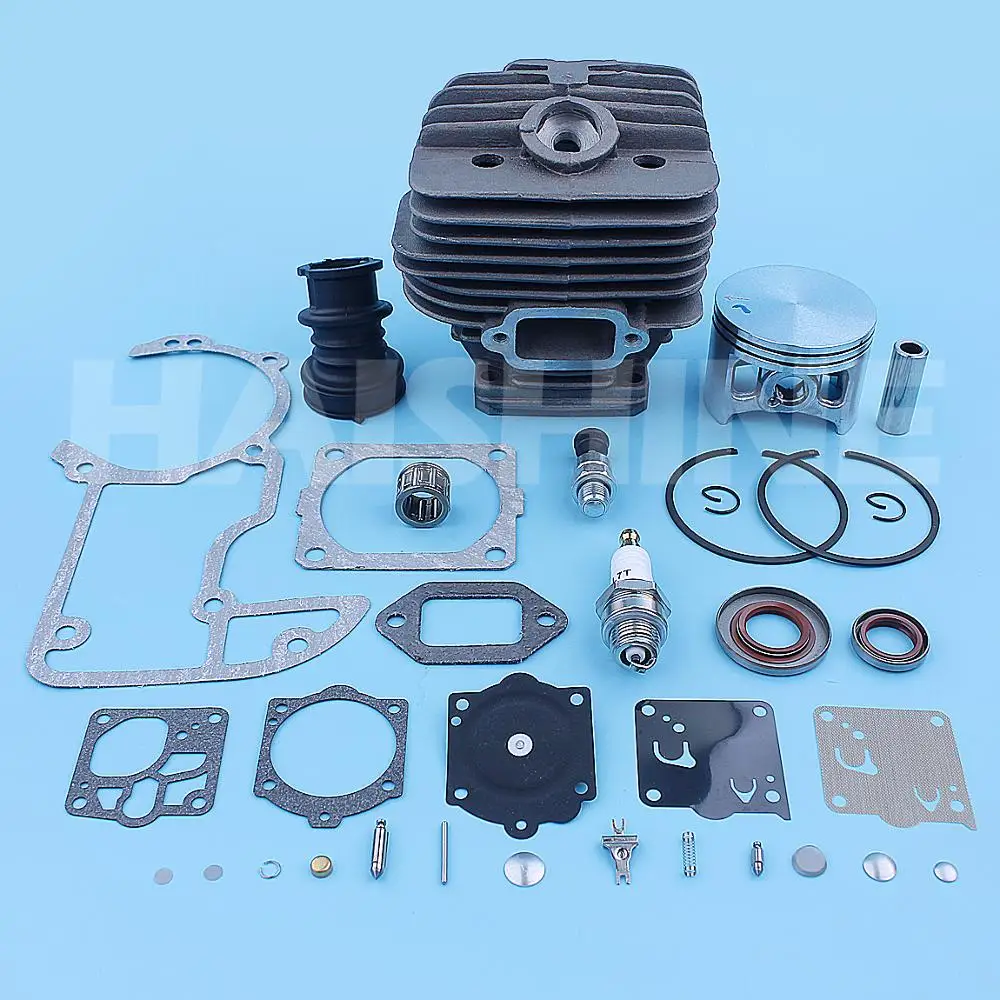 56mm Big Bore Cylinder Piston Carb Kit For Stihl 066 MS660 MS 660 Magnum Chainsaw Intake Gasket Set Nikasil Plated 1122 020 1211