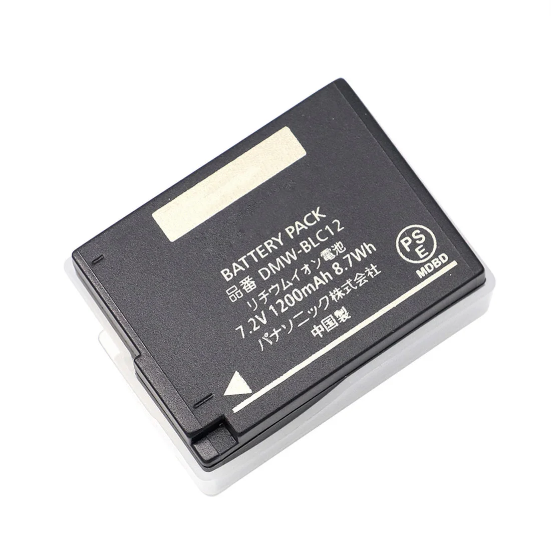 DMW-BLC12 BLC12 DMW-BLC12E DMW-BLC12PP Battery for Panasonic Lumix DMC-G85,FZ200,FZ1000,G5,G6,G7,GH2,GX8 DE-A79 DE-A80