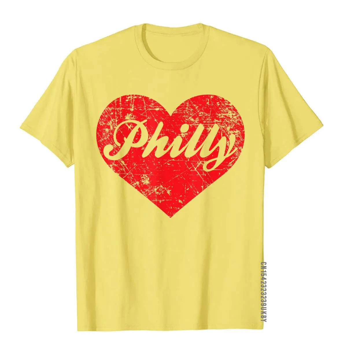 Philly Heart-Camiseta de algodón para hombre, camisa de estilo chino con estampado de corazón, regalo de pendrive, pen)