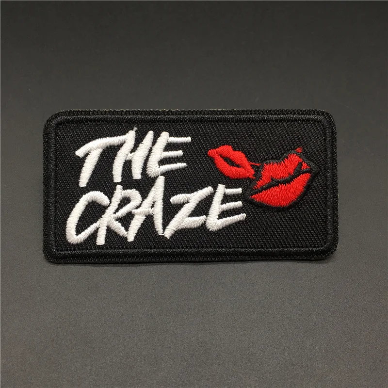 De Rage Applique Patch Size: 6.6X3.4Cm Diy Kleding Streep Borduurwerk Patch Voor Kleding Decoratie Badge Naaien Strijken Decor