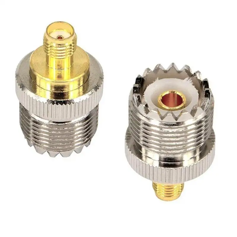 1PC Coaxial RF Walkie-Talkie Antenna Adapter JXRF Connector SMA UHF Female For Baofeng To Femal