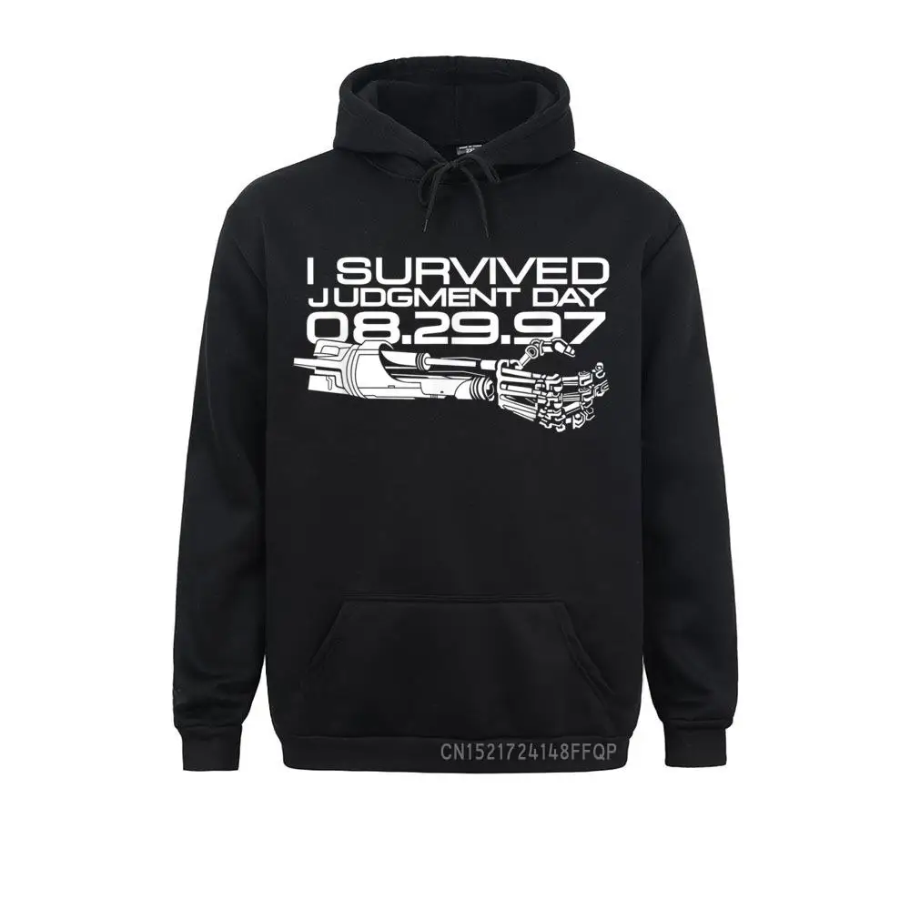

I Survived Judgment Day 08.29.97 Printing Hoodies For Men Brand New Father Day Long Sleeve Sweatshirts Fitness Sportswears