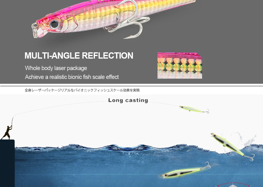 FJORD 105mm 30g Sinkender Köder Köder Unterwasserfischen Easy Shiner Hechtköder Großer Kurbelköder Alles für Angelzubehör – Detail 6