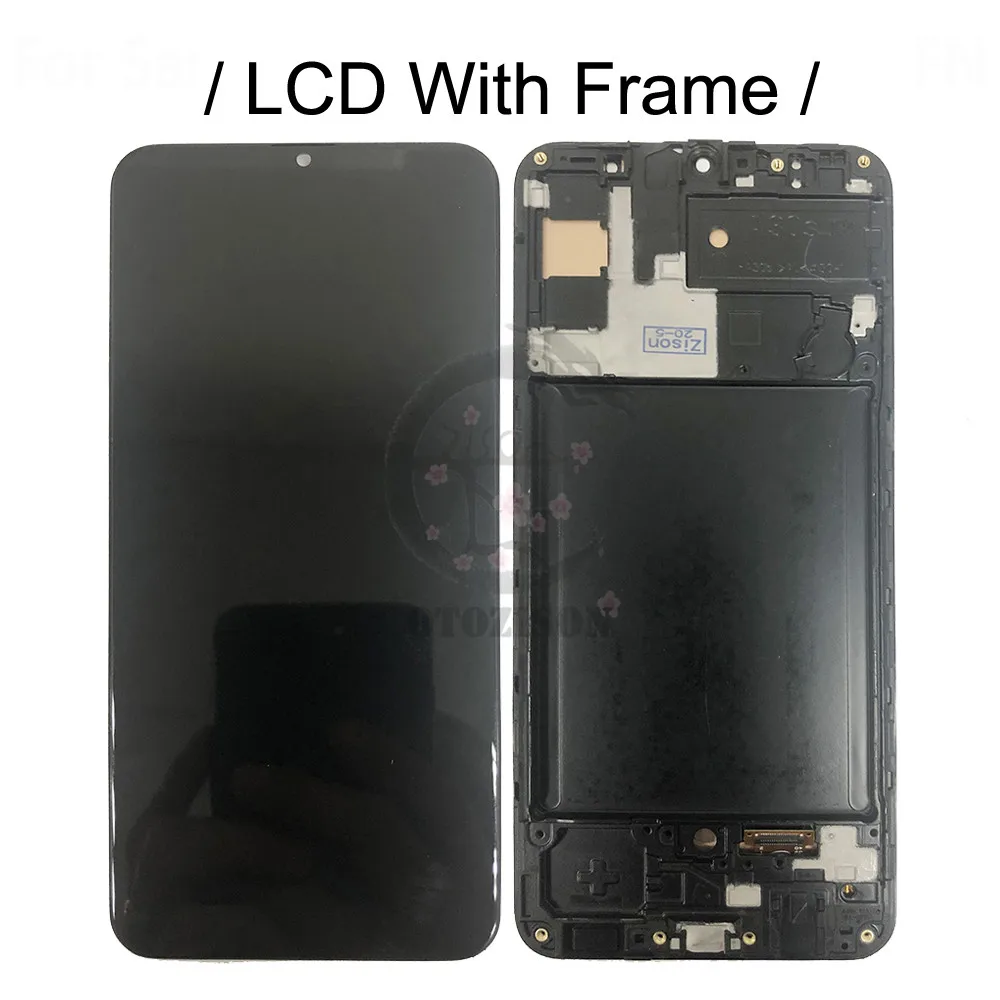 Super AMOLED A307 LCD With Frame For Samsung Galaxy A30s LCD Display SM-A307F/DS A307FN Screen Touch Digitizer Sensor Assembly