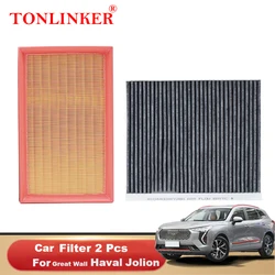 TONLINKER Air Filter Cabin Filters For Great Wall Haval Jolion First Love 2020 2021 1.5MT 1.5DCT GW4G15K GW4B15 Car Accessories