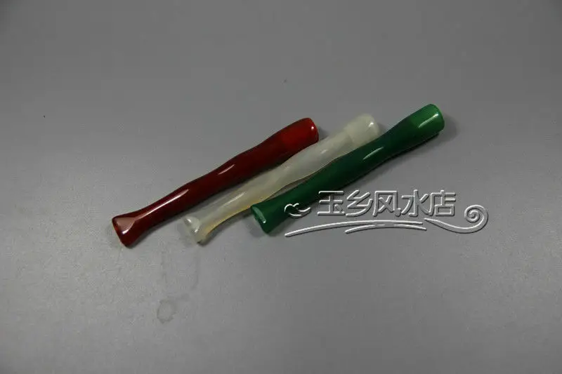 3pcs Brazilian natural agate cigarette holder, three colors, successful people