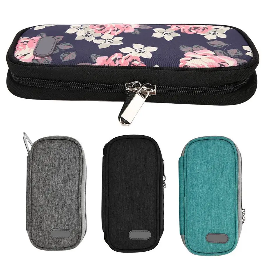 Portable Oxford Cloth Insulin Glaciated Cold Storage Bag Medicine Travel Pocket Cooler Bag Pack Drug Freezer for Diabetes People