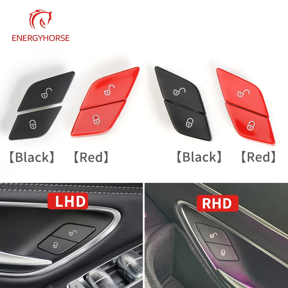 LHD RHD Car Central Door Lock Unlock Switch Repair Button Cover For Benz C EQC GLC V W205 X253 W447 N293 2059055251 