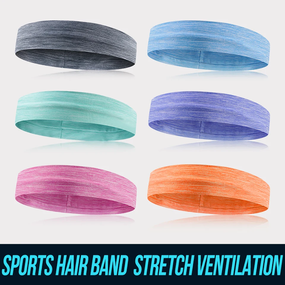 Sport Headbands Bike Cycling Running Sweatband Fitness Dance Yoga Gym Headscarf Head Sweat Hair Band Bandage Men Women