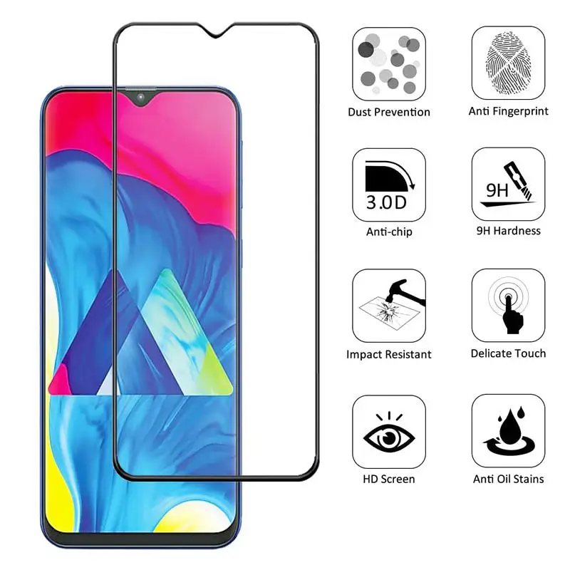 Tempered Glass for UMIDIGI F1 black Full Cove Screen Protector for UMIDIGI F1 6.3 Inch Hard 9H