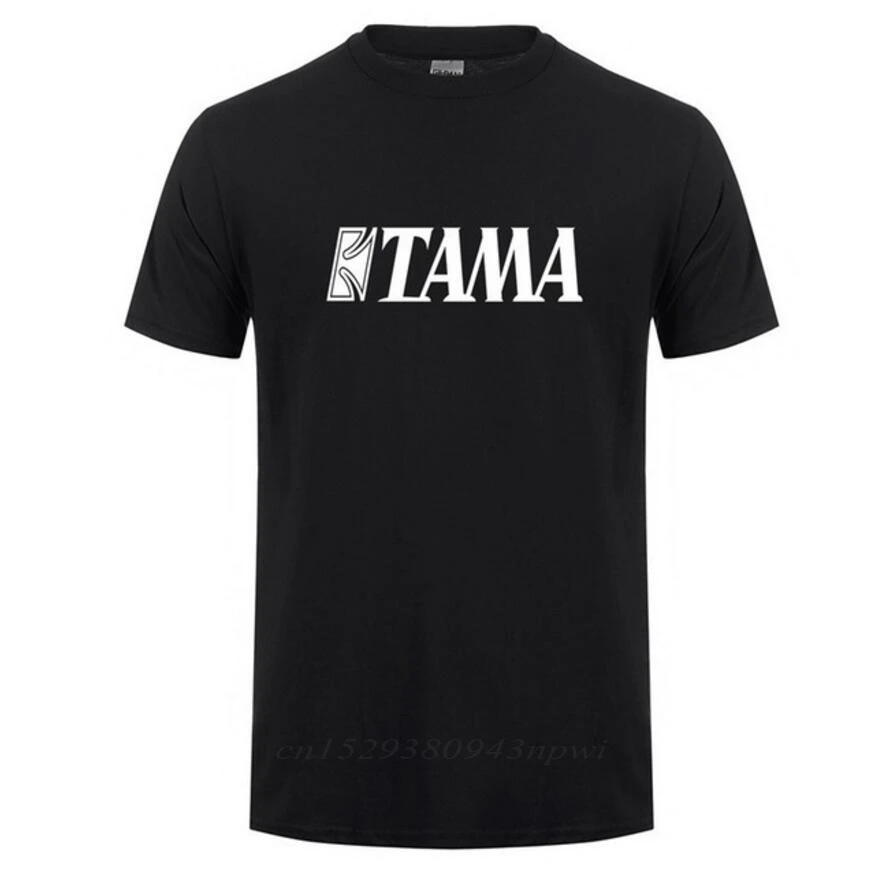 Men Printed Tama T Shirt New Cool Printed Drums T-shirts Men O-neck Short Sleeve Cotton Music T-shirts Custom Tshirt