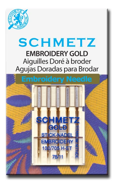 SCHMETZ stretch, quliting ,Needles gold embroidery ,leather , metallic,jersey  for singer juki brother bernina pfaff elna janome