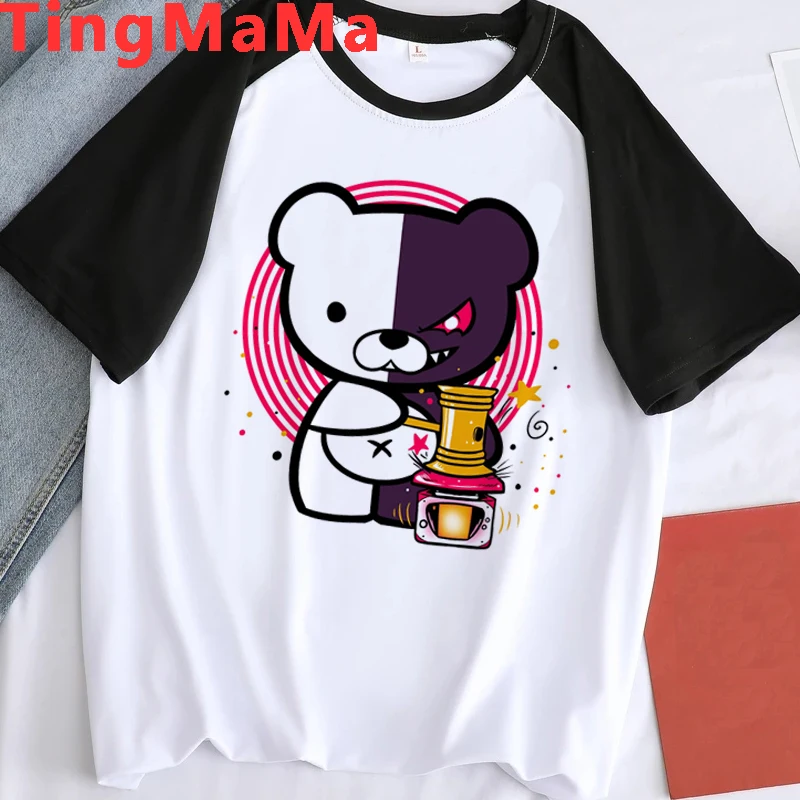 Hot Danganronpa T Shirt Men Kawaii Nagito Komaeda Summer Tops Anime Harajuku T-shirt Cartoon Ouma Kokichi Graphic Tees Male